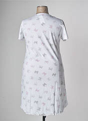Chemise de nuit blanc PRIMA ROSA pour femme seconde vue
