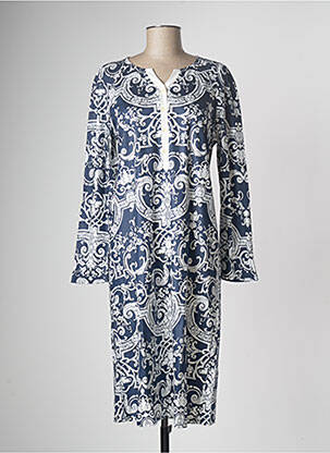 Robe mi-longue bleu ROSCH CREATIVE CULTURE pour femme