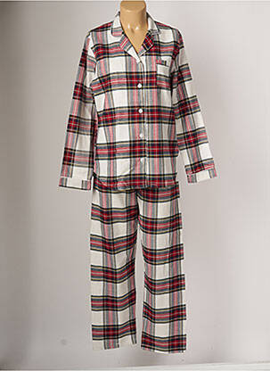 Pyjama rouge PRIMA ROSA pour femme