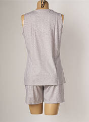 Pyjashort gris EGATEX pour femme seconde vue