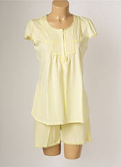 Pyjashort jaune CANAT pour femme seconde vue