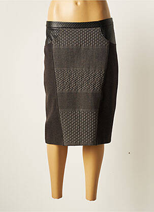 Jupe mi-longue gris JEAN DELFIN femme