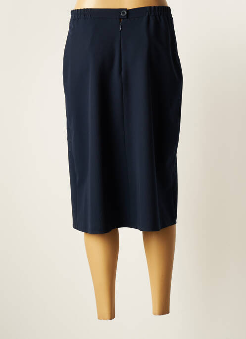 Jupe mi-longue bleu GRIFFON pour femme