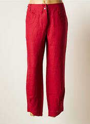 Pantalon 7/8 rouge QUATTRO pour femme seconde vue
