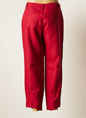 Pantalon 7/8 rouge QUATTRO pour femme seconde vue