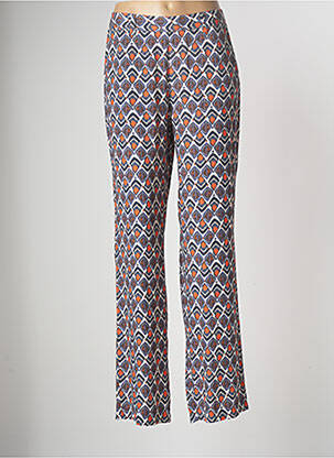 Pantalon droit bleu DIVAS femme