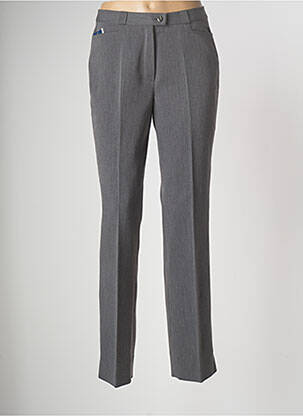 Pantalon droit gris QUATTRO pour femme