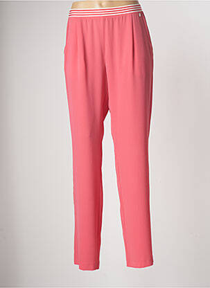 Pantalon droit rose DIVAS pour femme