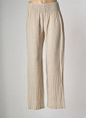Pantalon large beige MARILU pour femme seconde vue