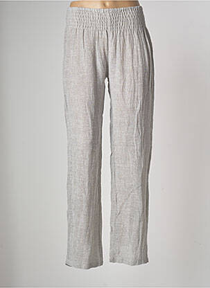 Pantalon large gris MARILU pour femme