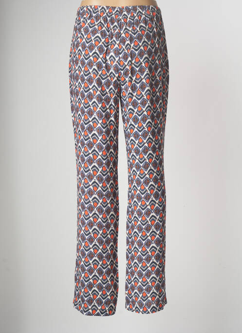 Pantalon droit bleu DIVAS pour femme