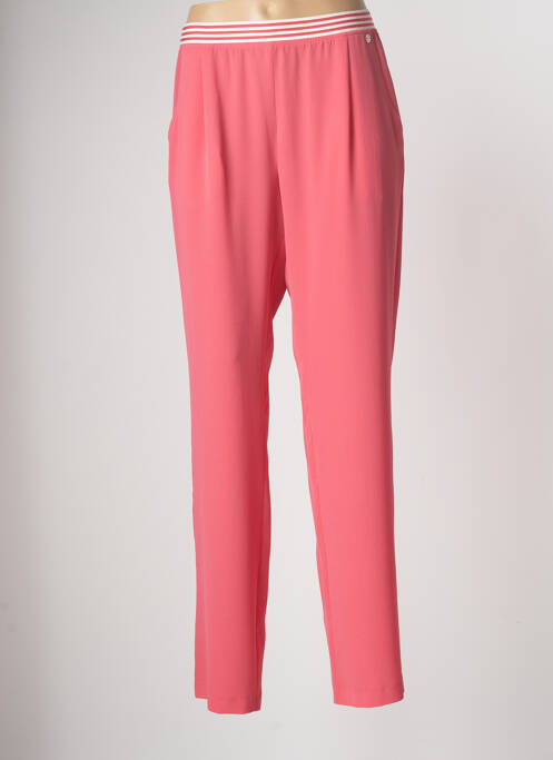Pantalon droit rose DIVAS pour femme
