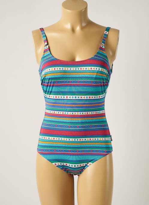 Maillot de bain 1 pièce bleu ROSA FAIA femme