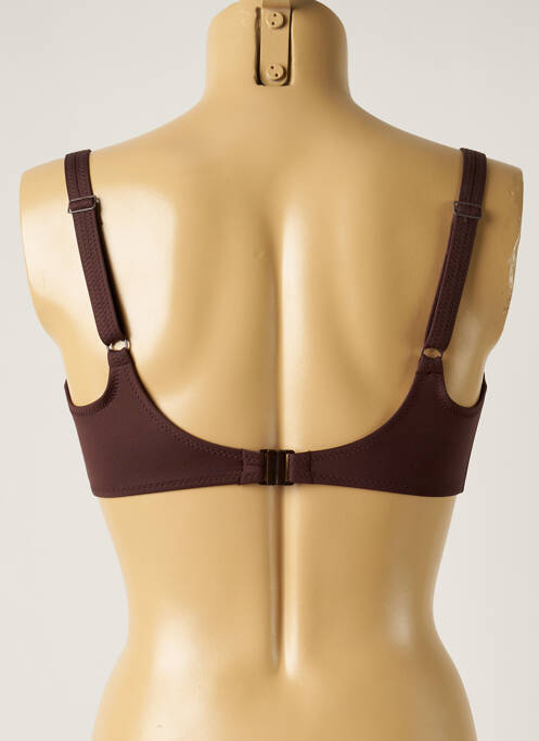 Haut de maillot de bain marron BEACH SECRET pour femme