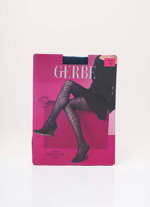 Collants bleu GERBE femme