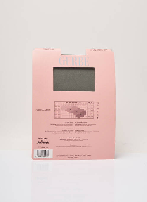 Bas gris GERBE pour femme