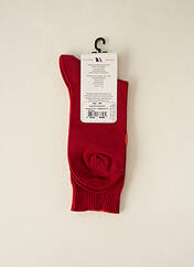 Chaussettes rouge PERRIN pour homme seconde vue