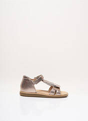 Sandales/Nu pieds beige SHOO POM pour fille seconde vue
