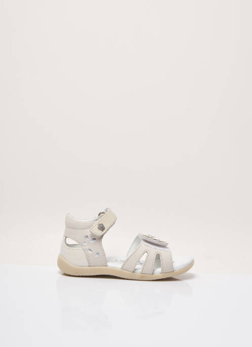 Sandales/Nu pieds beige KICKERS pour fille
