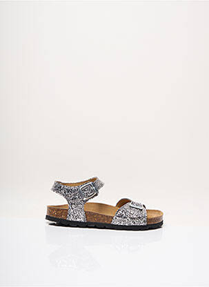 Sandales/Nu pieds gris REQINS pour fille