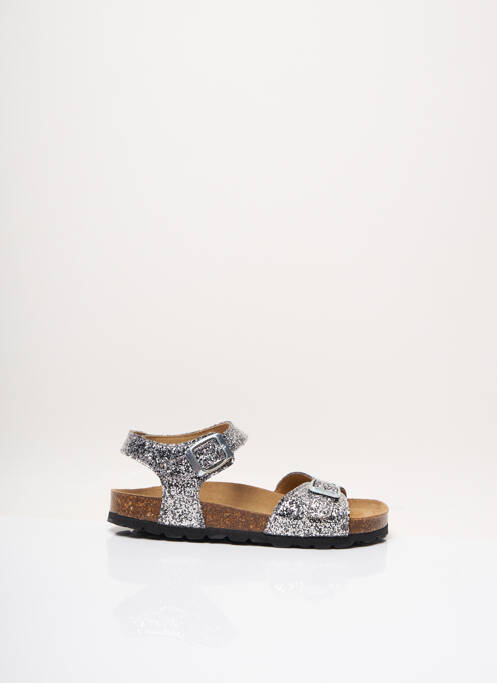 Sandales/Nu pieds gris REQINS pour fille
