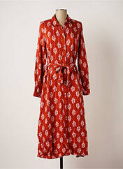Robe longue orange MADEMOISELLE YEYE pour femme seconde vue