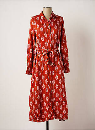 Robe longue orange MADEMOISELLE YEYE pour femme