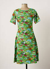 Robe mi-longue vert #127344 pour femme seconde vue