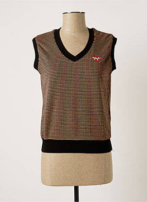 Sweat-shirt marron MADEMOISELLE YEYE pour femme