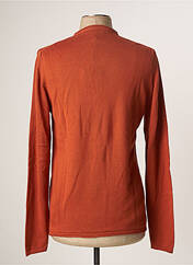Pull orange RECYCLED ART WORLD pour homme seconde vue