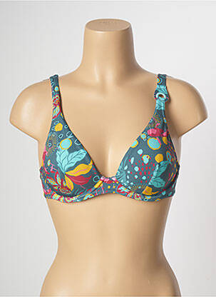 Haut de maillot de bain stretch haut soutien-gorge emboitant vert SIMONE PERELE femme