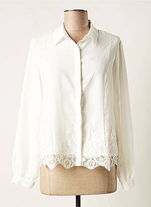Chemisier blanc JULIE GUERLANDE pour femme