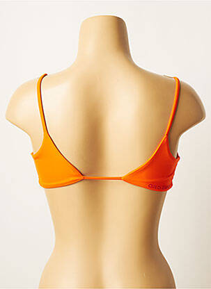 Haut de maillot de bain stretch haut soutien-gorge balconnet orange ALTO GIRO femme