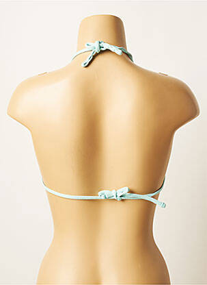 Haut de maillot de bain stretch haut triangles vert SALINAS femme