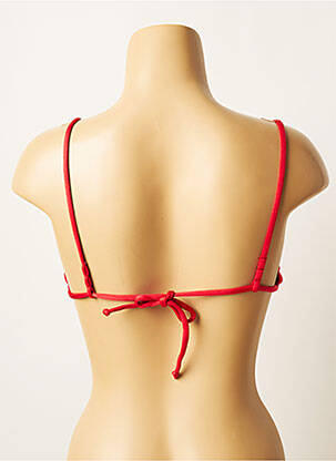 Haut de maillot de bain stretch haut triangles rouge SALINAS femme