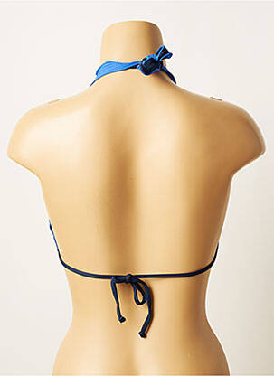 Haut de maillot de bain stretch haut triangles bleu SALINAS femme