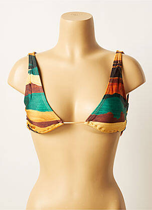 Haut de maillot de bain stretch haut soutien-gorge balconnet vert LUA MORENA femme