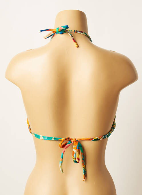 Haut de maillot de bain stretch haut soutien-gorge balconnet jaune BLUE MAN femme
