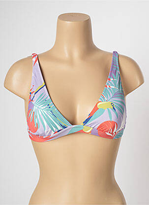 Haut de maillot de bain haut soutien-gorge moulé haut soutien-gorge moulé violet SALINAS femme