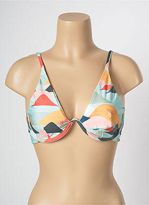 Haut de maillot de bain stretch haut soutien-gorge emboitant vert LA PLAYA femme