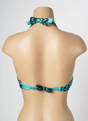 Haut de maillot de bain stretch bleu LUA MORENA femme