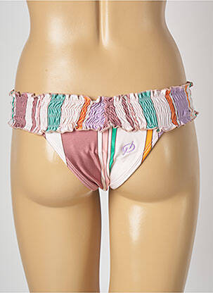 Bas de maillot de bain micro fibres culotte rose BLUE MAN femme