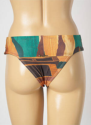 Bas de maillot de bain imprimé fantaisie culotte vert LUA MORENA femme