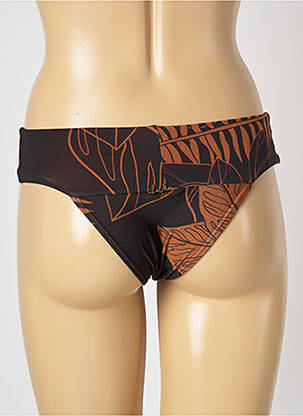 Bas de maillot de bain imprimé fantaisie culotte marron LUA MORENA femme