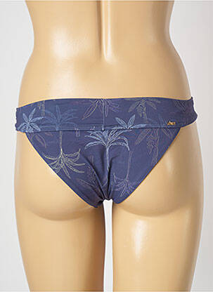 Bas de maillot de bain imprimé fantaisie culotte bleu SALINAS femme