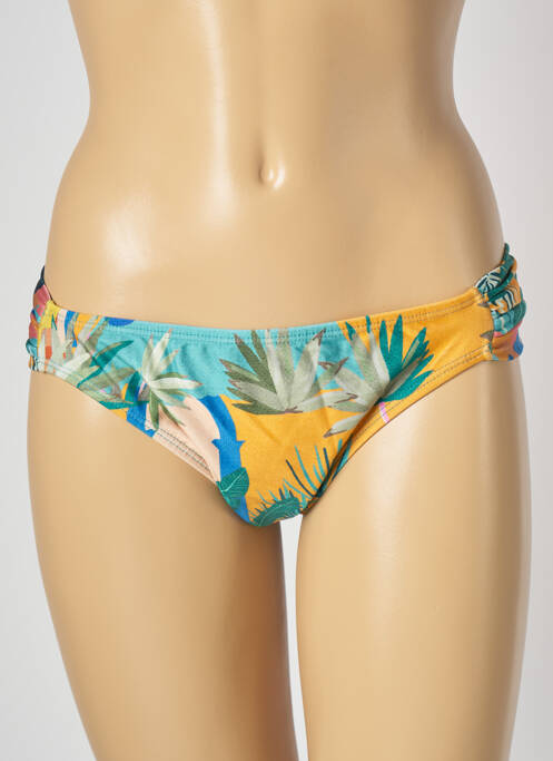 Bas de maillot de bain imprimé fantaisie culotte vert BLUE MAN femme