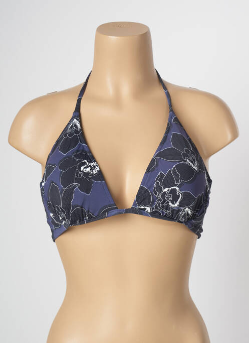 Haut de maillot de bain bleu SALINAS pour femme