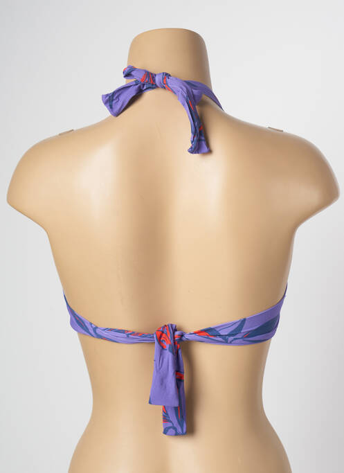 Haut de maillot de bain violet SALINAS pour femme