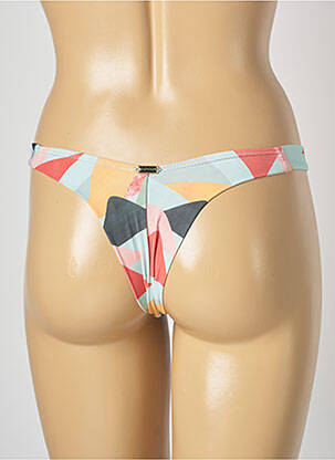 Bas de maillot de bain imprimé fantaisie culotte bleu LA PLAYA femme