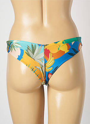 Bas de maillot de bain imprimé fantaisie culotte jaune BLUE MAN femme
